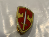 Sword Castle Crest Lapel Hat Pin