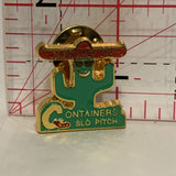 Mexico 90 Containers Slo Pitch Cactus Lapel Hat Pin