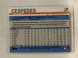 #128 Yoenis Cespedes New York Mets 2019 Topps Series One Baseball Card