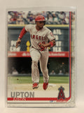 #345 Justin Upton Los Angeles Angels 2019 Topps Series One Baseball Card