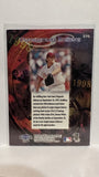 #596 Curt Schilling Unforgettable Moments Philadelphia Phillies 1998 Fleer Tradition Baseball Card