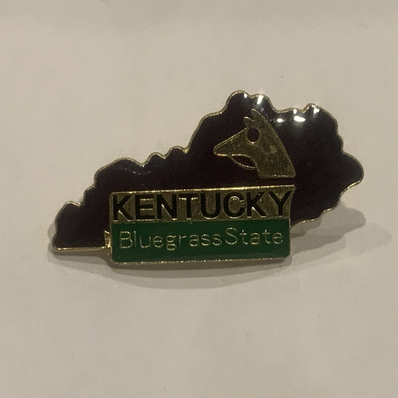 Kentucky Bluegrass State Lapel Hat Pin AK