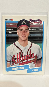 #583 Tom Glavine Atlanta Braves 1990 Fleer Baseball Card