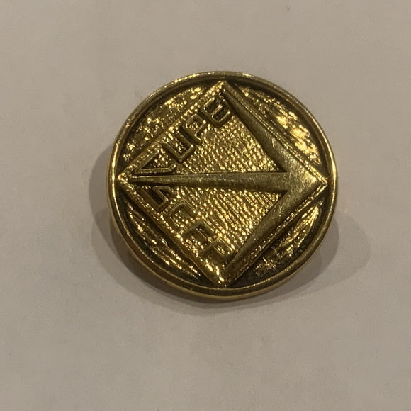 AUPE SCFP Logo Lapel Hat Pin AK