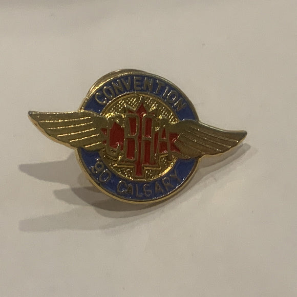 CBRA Convention 90 Calgary Lapel Hat Pin AK
