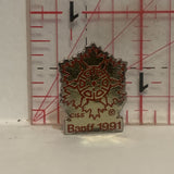 CISS Banff 1991 Snowflake Lapel Hat Pin