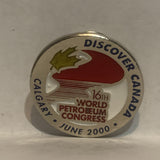 16th World Petroleum Congress Calgary June 2000 Lapel Hat Pin