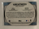#GR-16 Will Clark Buster Posey San Francisco Giants 2019 Topps Series One Baseball Card
