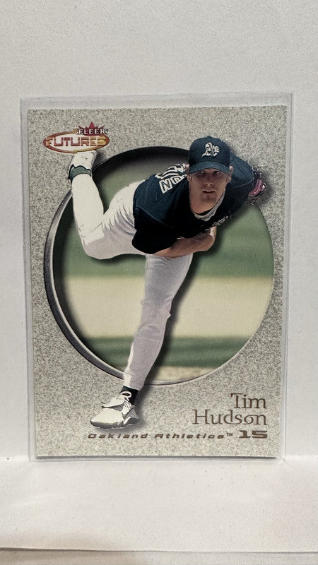 #41 Tim Hudson Oakland Athletics 2001 Fleer Futures Baseball Card