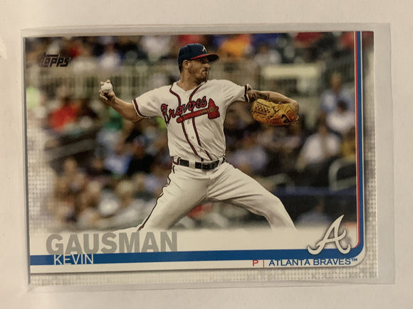 #317 Kevin Gausman Atlanta Braves 2019 Topps Series One Baseball Card