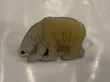 Polar Bear Lapel Hat Pin