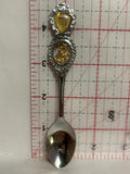 Rolla BC Skiing Canada Crest Emblem Souvenir Spoon