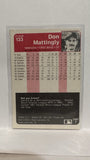 #133 Don Mattingly New York Yankees 1985 Fleer Baseball Card