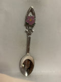 Okatoks Alta Alberta Wild Rose Souvenir Spoon