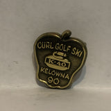 Curl Golf Ski k-40 Kelowna 96 Apple Lapel Hat Pin