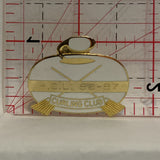 H.C.L. 86 87 Curling Club Logo Lapel Hat Pin