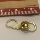 Handcuffs Lapel Hat Pin AK