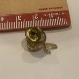 Golden Rose Flower Lapel Hat Pin AK