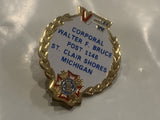 VFW Corporal Walter F Bruce Post 1146 St Clair Chores Michigan Lapel Hat Pin