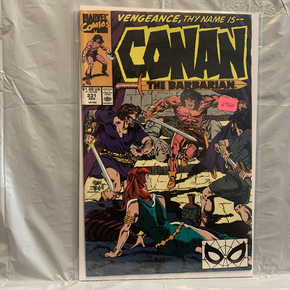 #231 Conan The Barbarian Vengeance Thy Name is Marvel Comics AW 8080