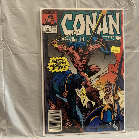 #226 Conan The Barbarian Lion of Cimmeria meets The Panther of Bast Marvel Comics AW 8081