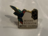 Mount Robson British Columbia Hummingbird Lapel Hat Pin