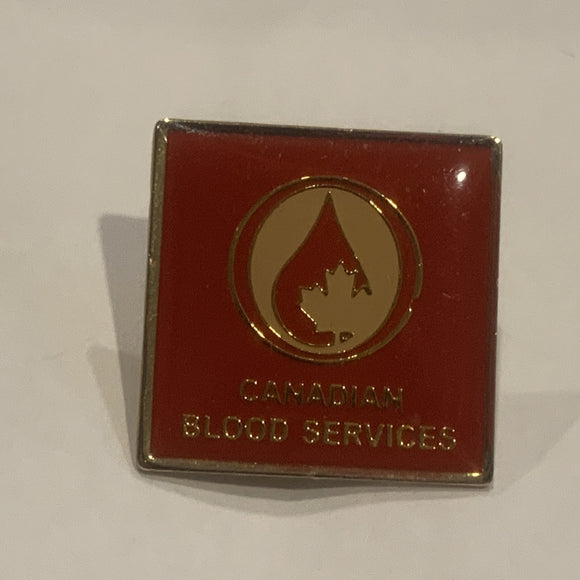 Canadian Blood Services Logo Lapel Hat Pin AL