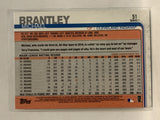 #51 Michael Brantley Cleveland Indians 2019 Topps Series One Baseball Card