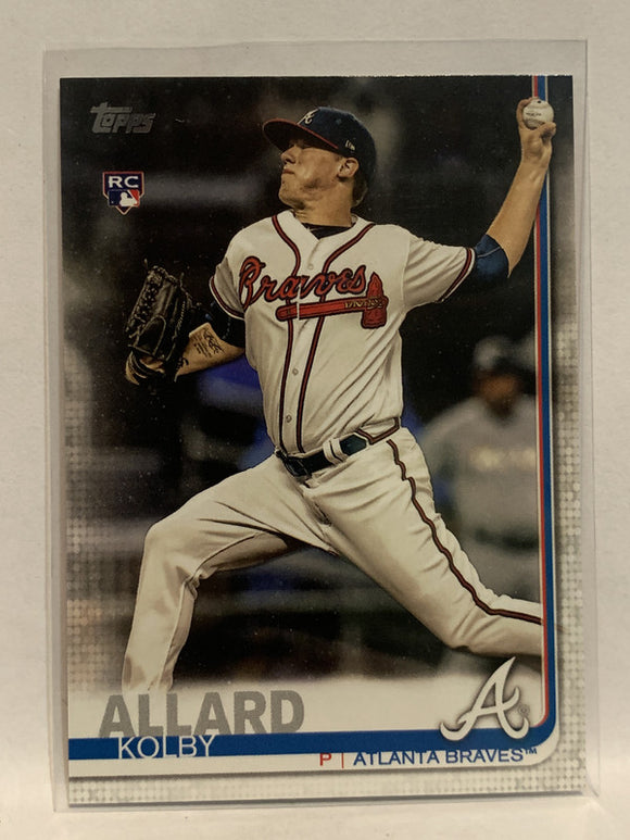 #38 Kolby Allard Rookie Atlanta Braves 2019 Topps Series One Baseball Card