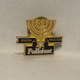 Jewish Pavilion Folkfest Lapel Hat Pin