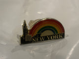 New York City Rainbow Lapel Hat Pin