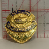 Fort William Curling & Athletic Club Lapel Hat Pin