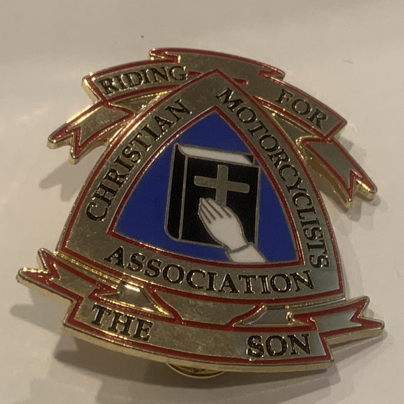 Riding For Christian Motorcyclists Assocaition The Son Lapel Hat Pin AL