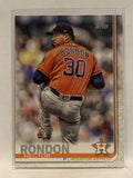 #91 Hector Rondon Houston Astros 2019 Topps Series One Baseball Card