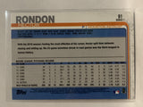 #91 Hector Rondon Houston Astros 2019 Topps Series One Baseball Card