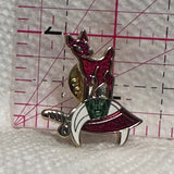 Shriners Logo Fawn Deer  Lapel Pin