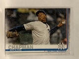 #99 Aroldis Chapman New York Yankees 2019 Topps Series One Baseball Card