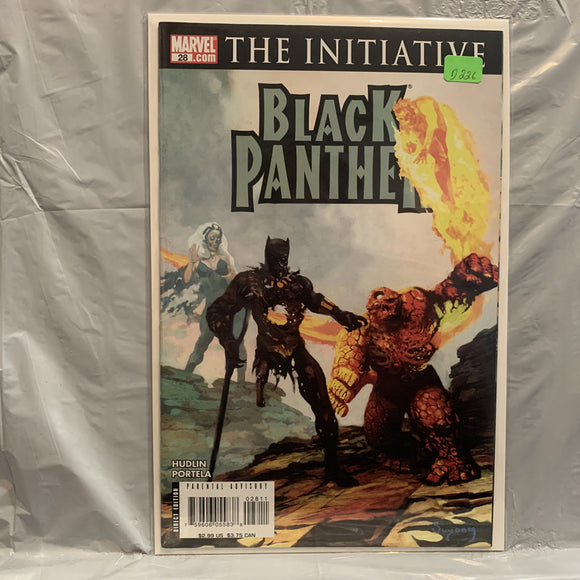 #28 Black Panther The Initiative Marvel Comics AX 8131