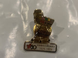 Safeway 60th Anniversary 1929 1989 Shopping Cart Lapel Hat Pin