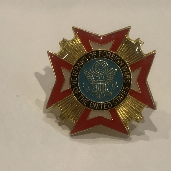 Veterns of Foreign Wars of the United States Lapel Hat Pin AL