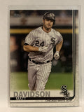 #188 Matt Davidson Chicago White Sox 2019 Topps Series One Baseball Card