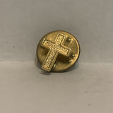 Cross Emblem Lapel Hat Pin