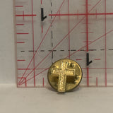 Cross Emblem Lapel Hat Pin