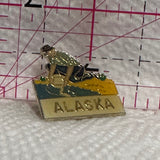 Alaska Gold Panning  Lapel Pin