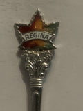 Regina Maple Leaf saskatchewan Souvenir Spoon