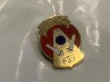 655 Bowling Score Lapel Hat Pin