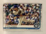 #220 Alex Colome Seattle Mariners 2019 Topps Series One Baseball Card
