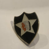 OTA Patch 2nd Infantry Division Native Chief Lapel Hat Pin AM