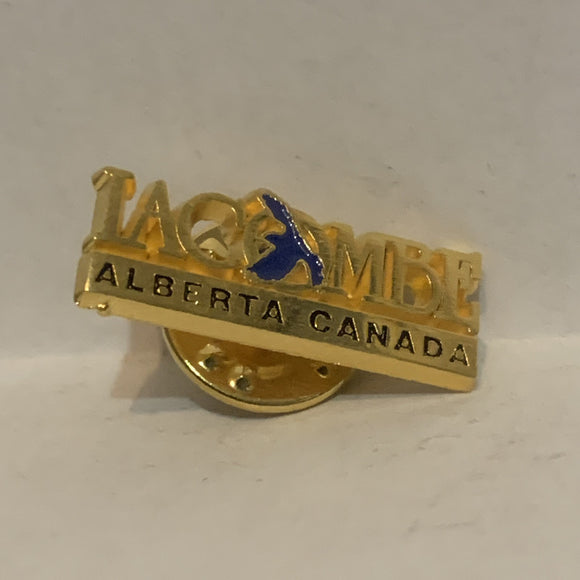 Lacombe Alberta Canada Lapel Hat Pin
