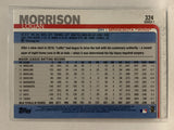 #324 Logan Morrison Minnesota Twins 2019 Topps Series One Baseball Card